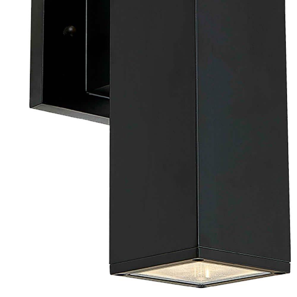 Black Acrylic Cylinder Dimmable LED Wall Sconce