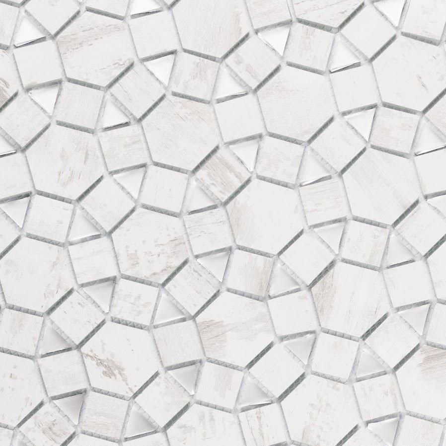 Abolos 8'' W x 8'' L Glass Peel and Stick Field Tile