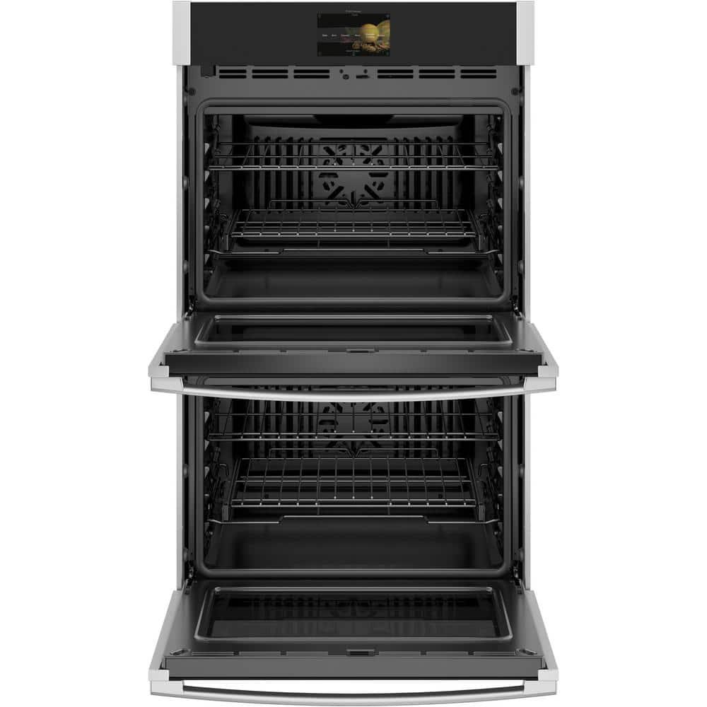 GE Profile™ GE Profile Smart Appliances 29.75" Self-Cleaning Convection Electric Double Wall Oven PTD7000SNSS