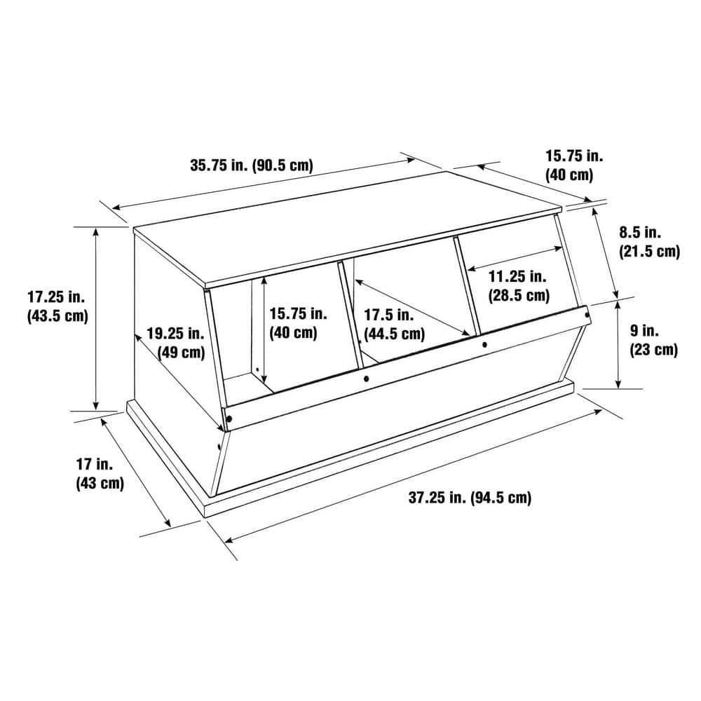 Harriet Bee Swerting Manufactured Wood Toy Organizer