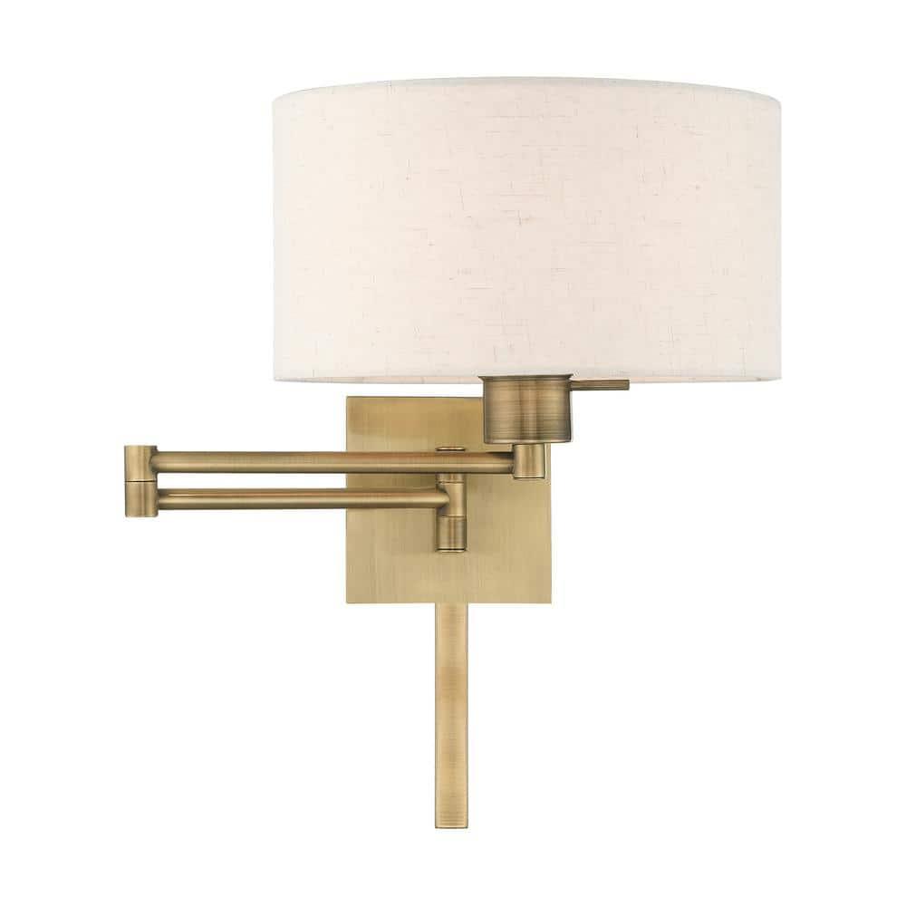 Kevyn Single Light Steel Dimmable Swing Arm Sconce