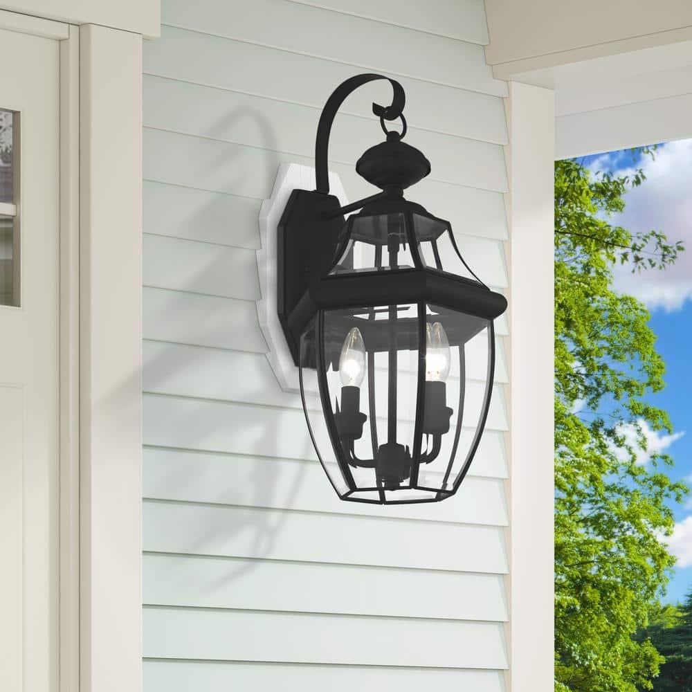 Livex Lighting Monterey 2 - Light Wall Light in  Black