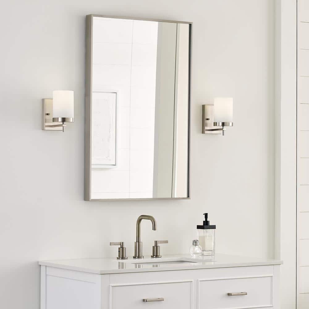 4190301EN3-962 One Light Wall/Bath Sconce, Brushed Nickel
