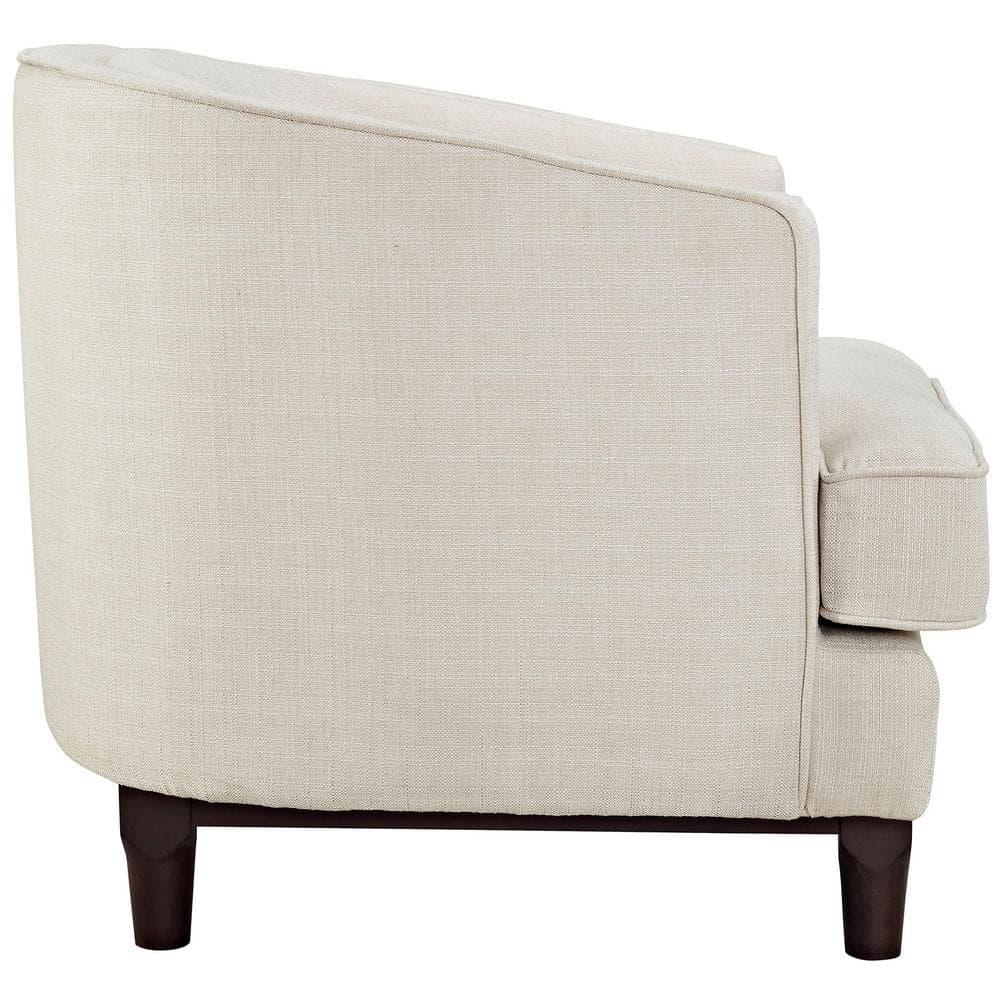 Ergode Coast Upholstered Fabric Armchair - Beige