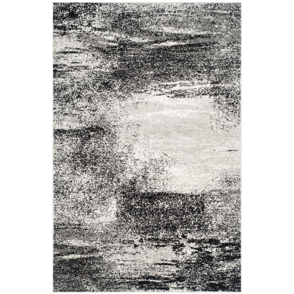 Adirondack ADR112 Machine Made Indoor Area Rug - Silver/Multi - 6'x9' - Safavieh