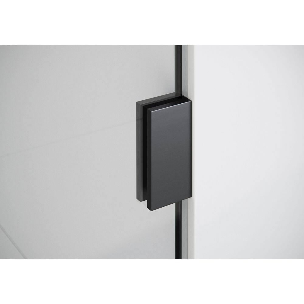 Stellar 40.25 in. x 78 in. Fully Frameless 3 Panel Inline Hinge Shower Door