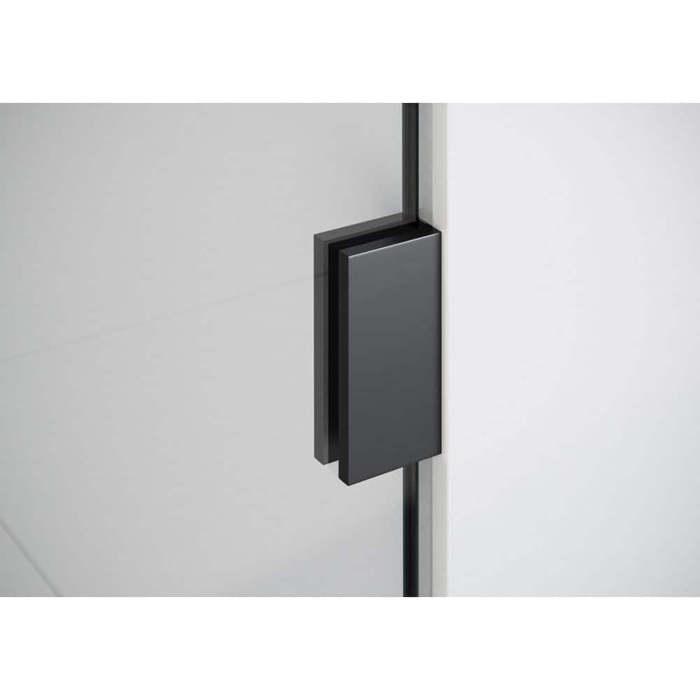 Solaris 36 in. x 78 in. Fully Frameless Radius Single Fixed Shower Panel