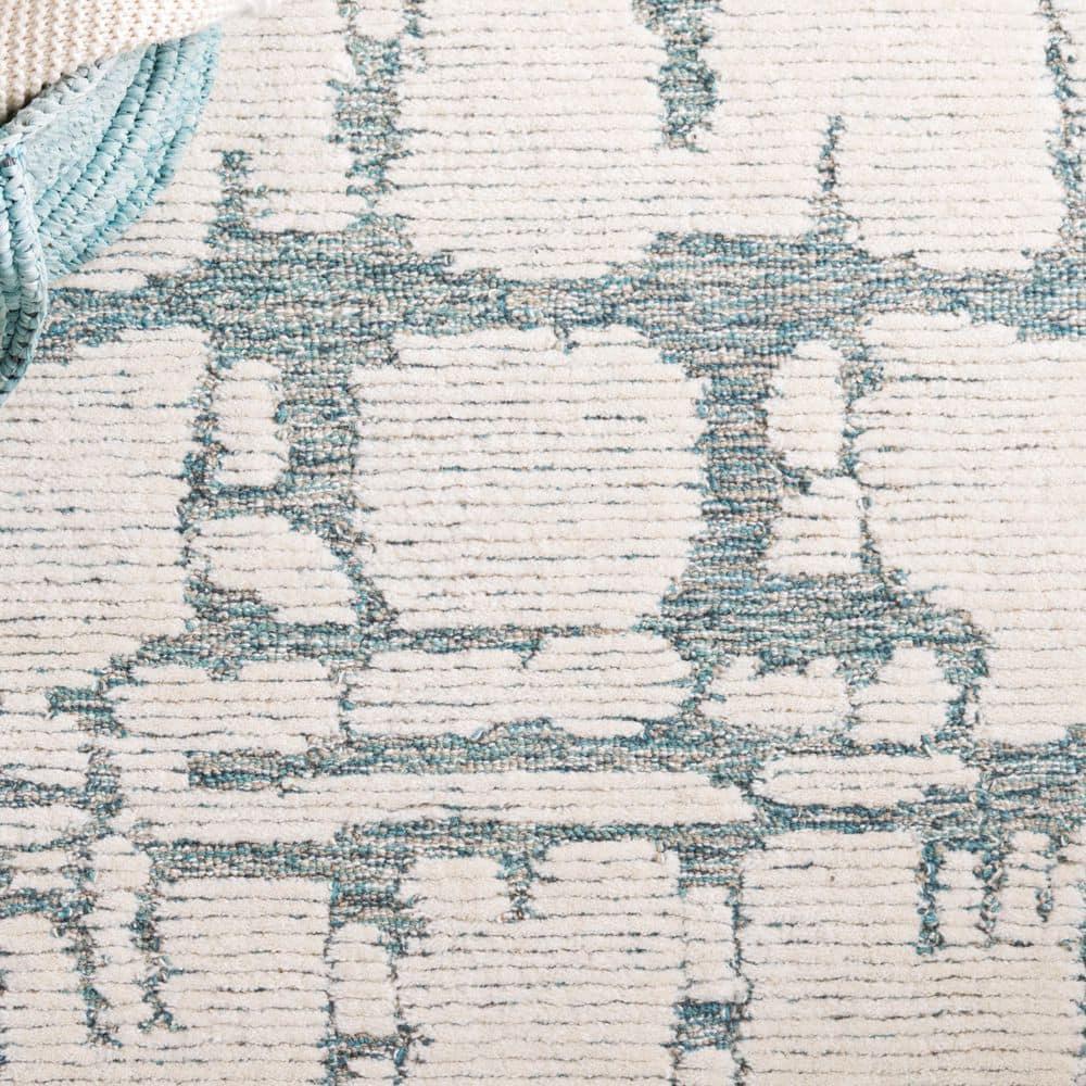 Martha Stewart Rugs Martha Stewart Hand Tufted 80% Wool And 20% Cotton Abstract Rug