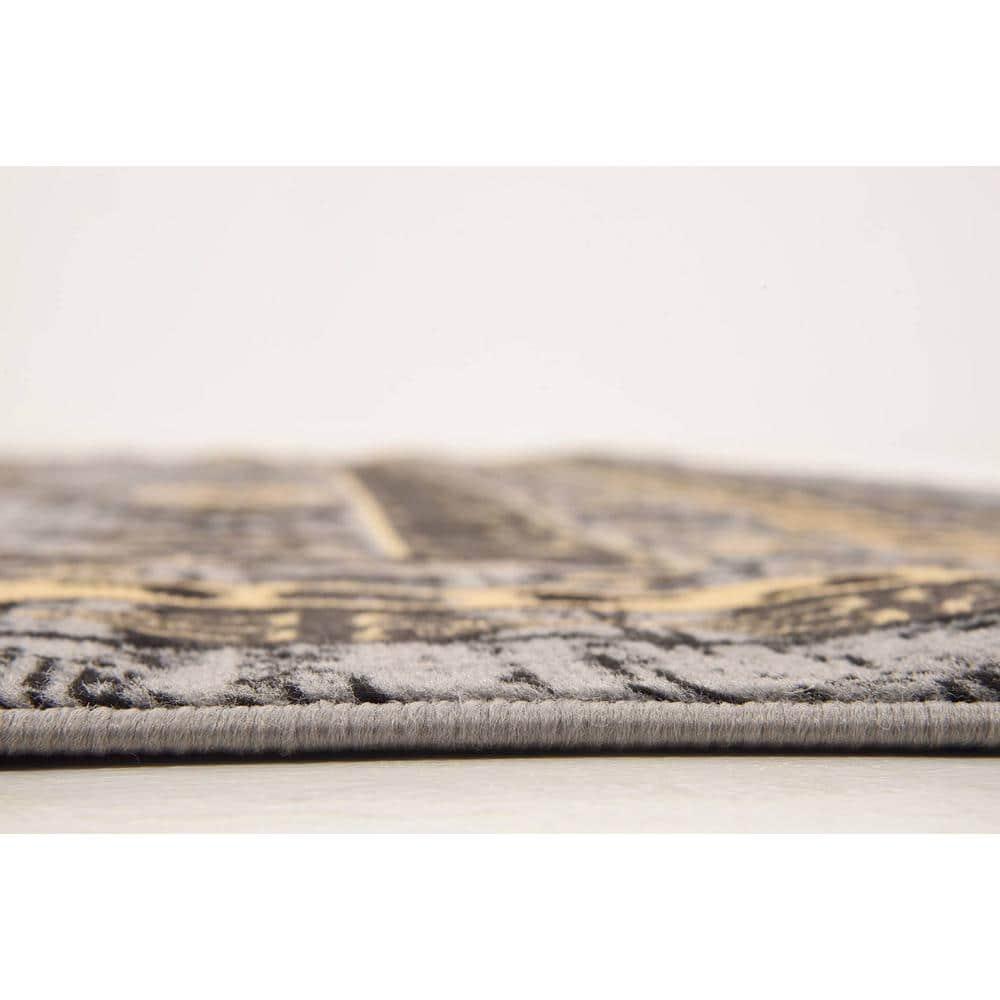 Unique Loom 9' 0 x 12' 0 Gray Taftan Oasis Area Rug