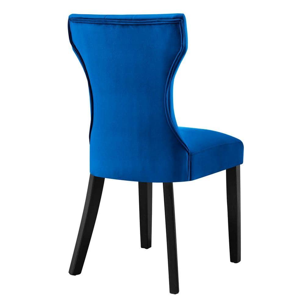 Modway Silhouette Performance Velvet Dining Chairs