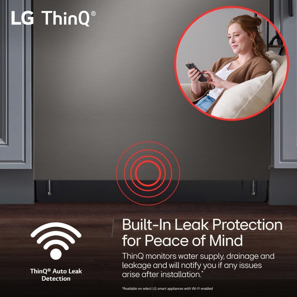 LG LG Smart Top Control Dishwasher with 1-Hour Wash & Dry, QuadWash® Pro, TrueSteam®, and Dynamic Heat Dry™ LDTH7972D