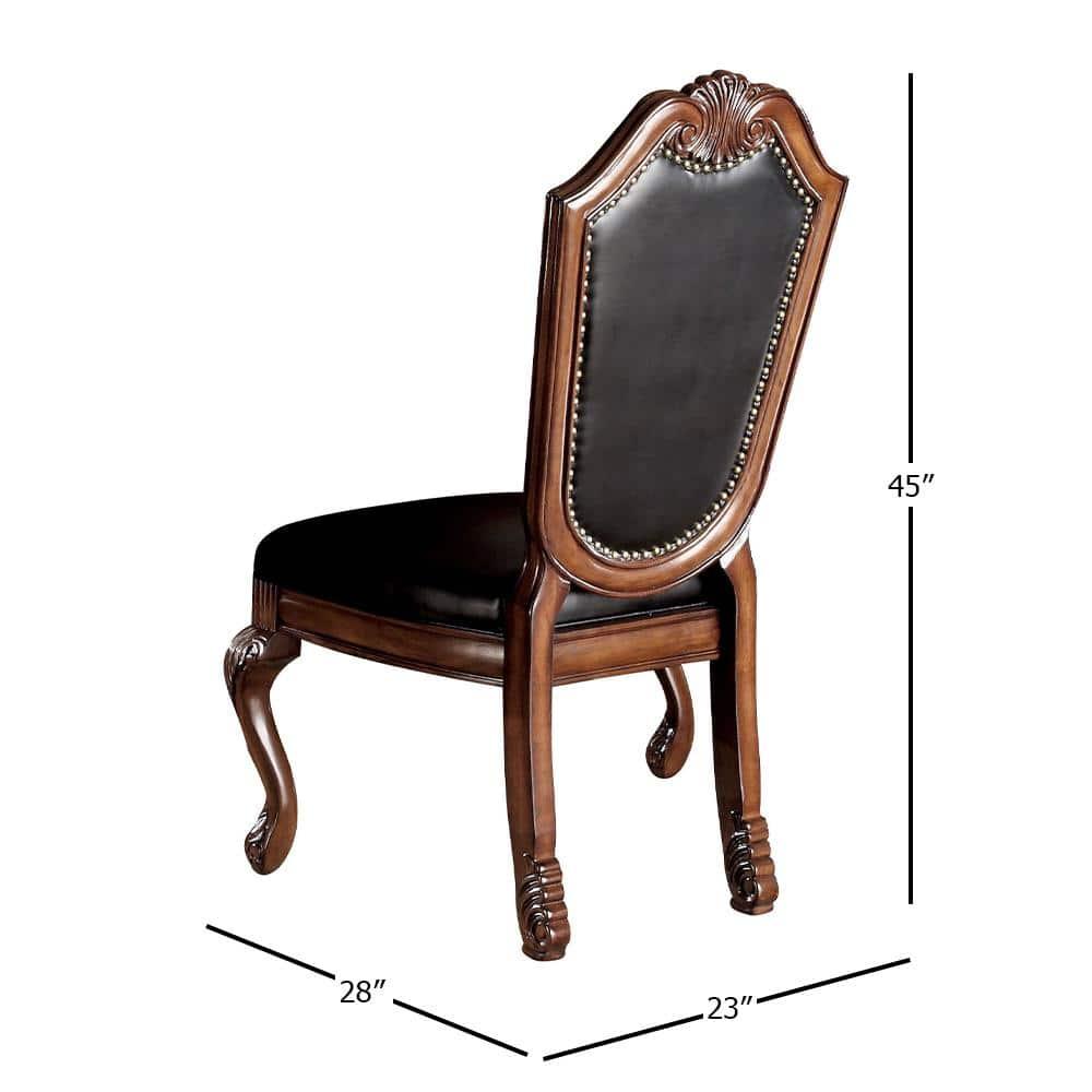 Acme Furniture Industry Inc. Chateau De Ville Side Chair (Set-2) in , Cherry (Set of 2)