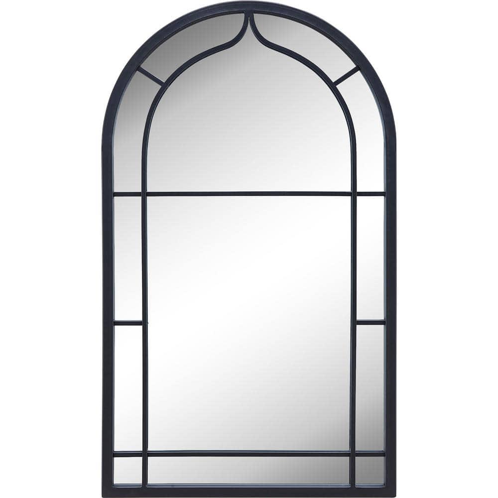 FirsTime & Co. Dark Gray Ariana Wall Mirror, Farmhouse, Arched, 20 x 1 x 33 in