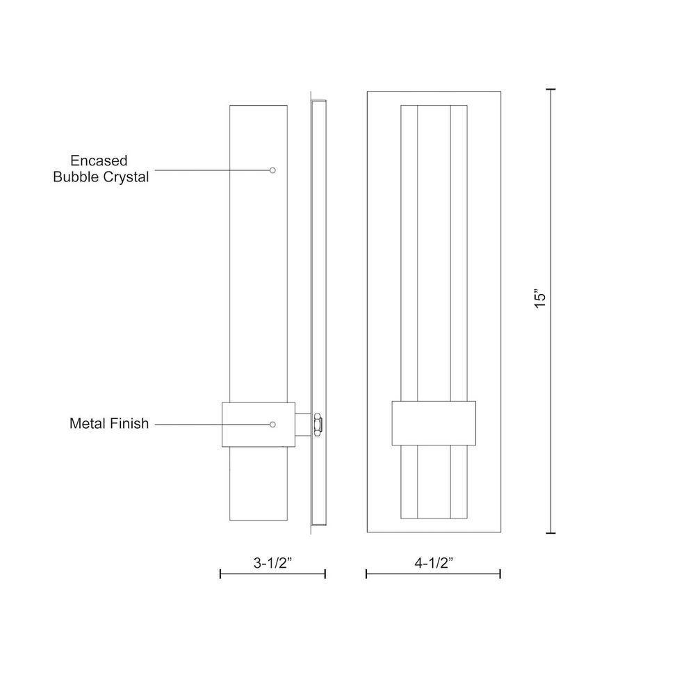 Aluminum LED Bath Bar