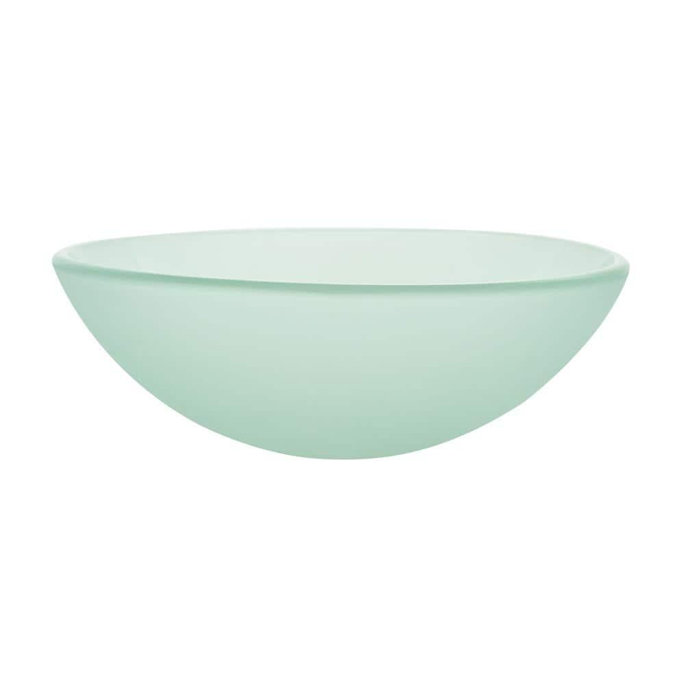Cascade 16.5 Glass Vessel Sink with Faucet