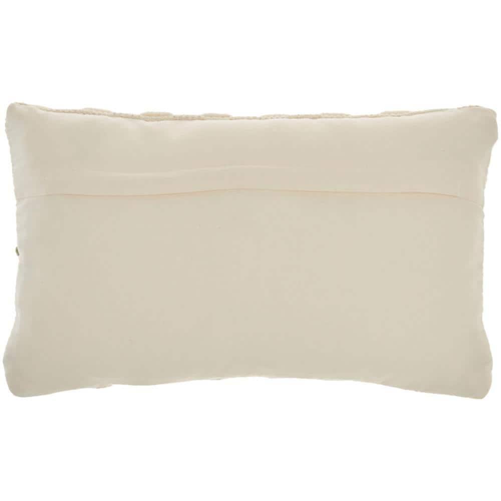 Mina Victory GC384-012020 Textured Cotton Blend Throw Pillow