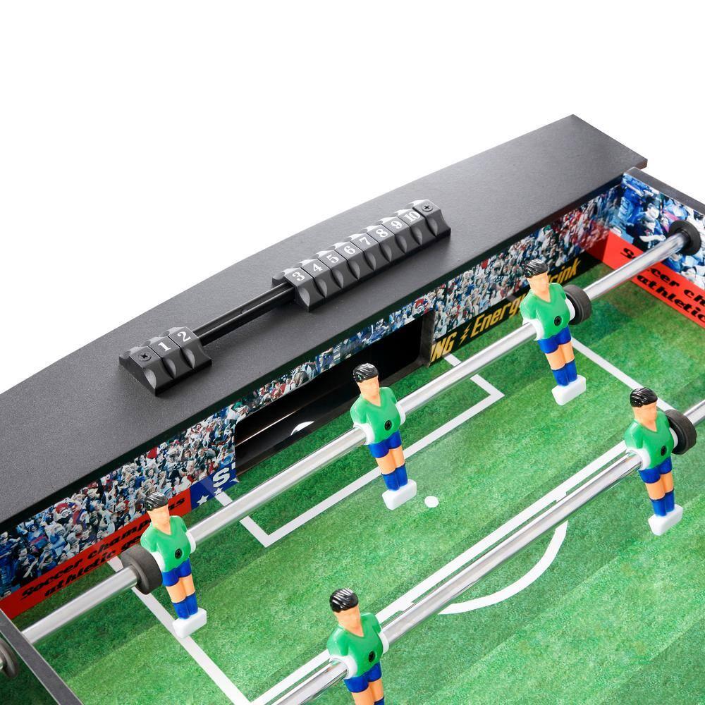 Hathaway Playoff 4-Foot Foosball Table, with Analog Scoring and Leg Levelers