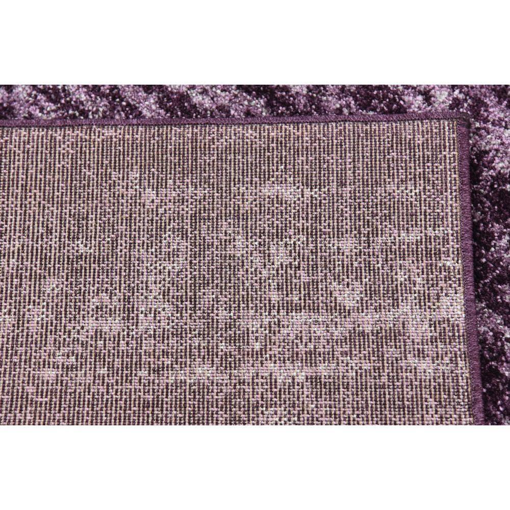 Unique Loom Del Mar Collection Area Rug - Lucille (5' 3" x 8' Rectangle Violet)