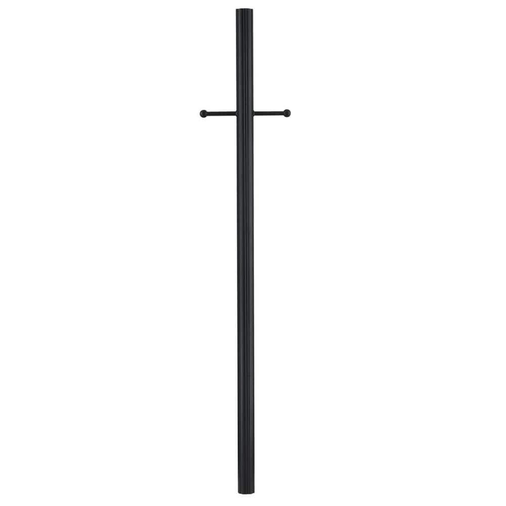 Westinghouse Lighting 6123400 Exterior Light Fixture Post with Ladder Rest, Textured Black