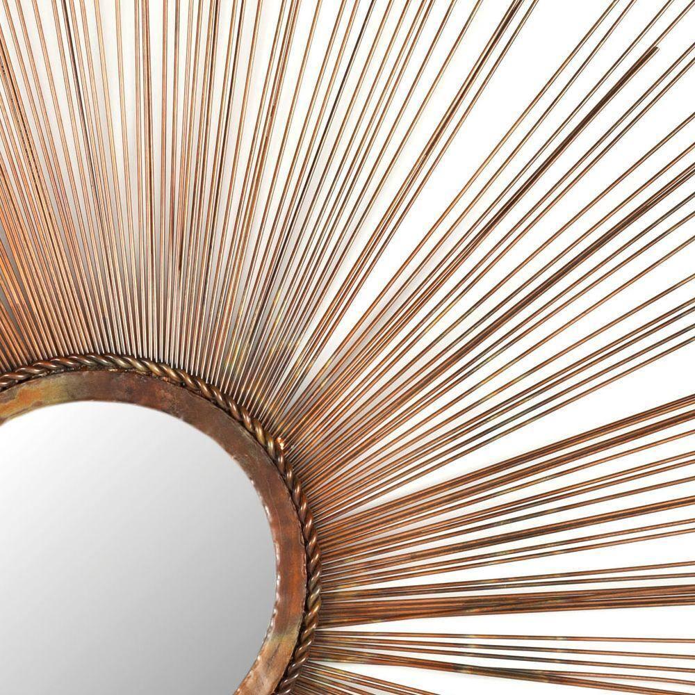Safavieh Handmade Art Copper Sunburst 41-inch Decorative Mirror - 40.8" x 40.8" x 0.8"