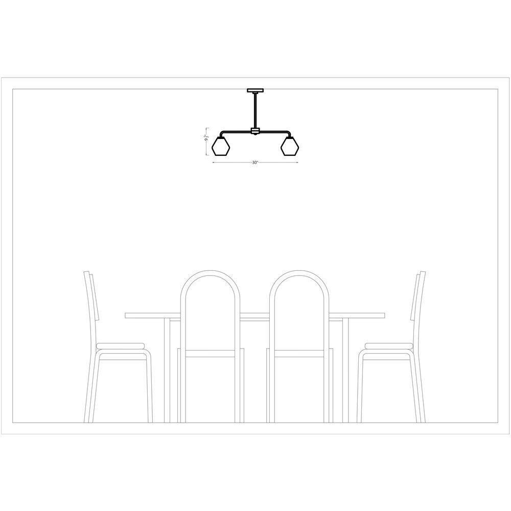 Rooks 5 Light Metal Dimmable Sputnik Chandelier