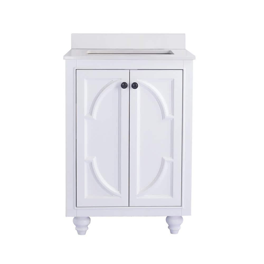 Mercer41 Mundy 24'' Single Bathroom Vanity with Stone Top