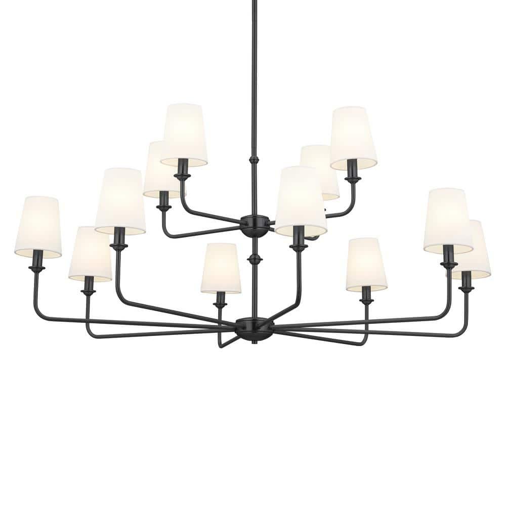 12 - Light Dimmable Classic / Traditional Chandelier