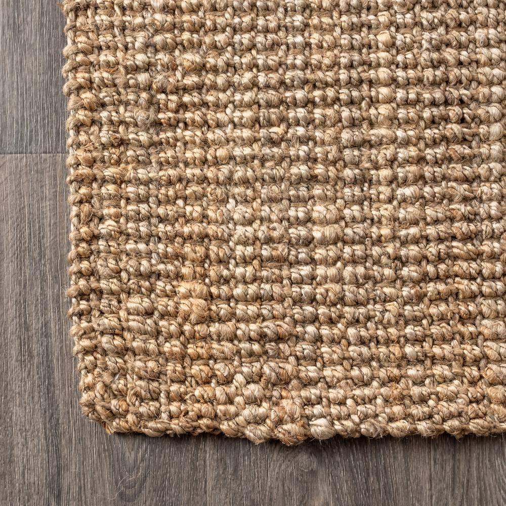 2'x8' Pata Hand Woven Chunky Jute Runner Rug, Natural - JONATHAN Y