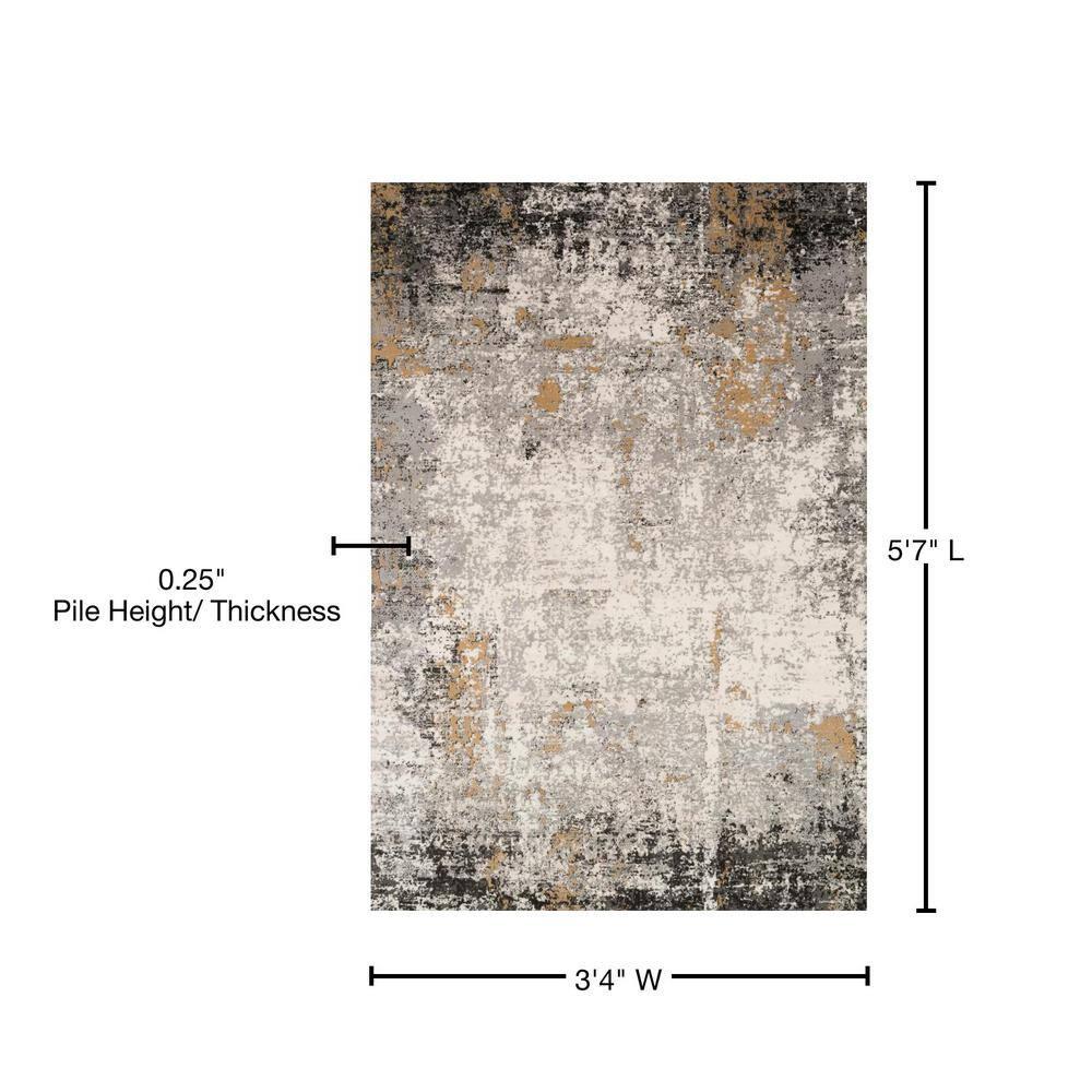 Loloi II Alchemy Abstract Granite / Gold Area Rug