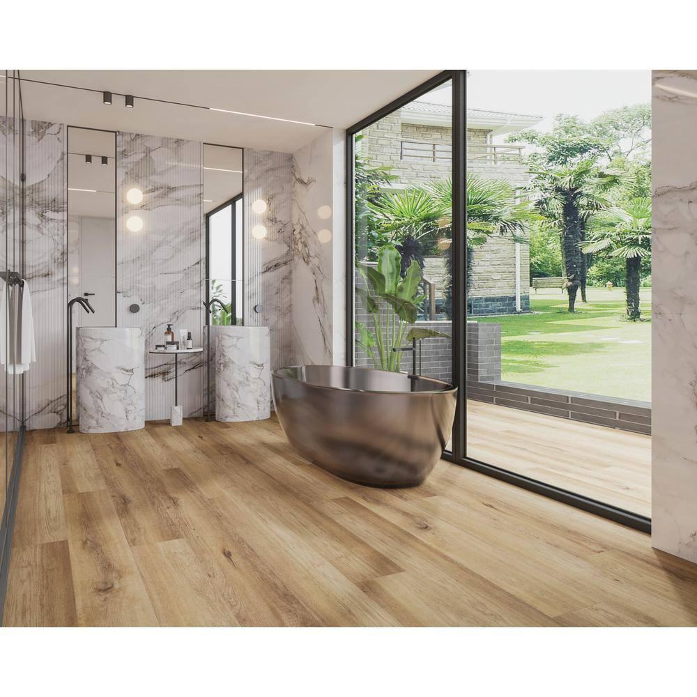 Montserrat 9" x 60" x 8mm Oak Click Lock SPC Luxury Vinyl Plank