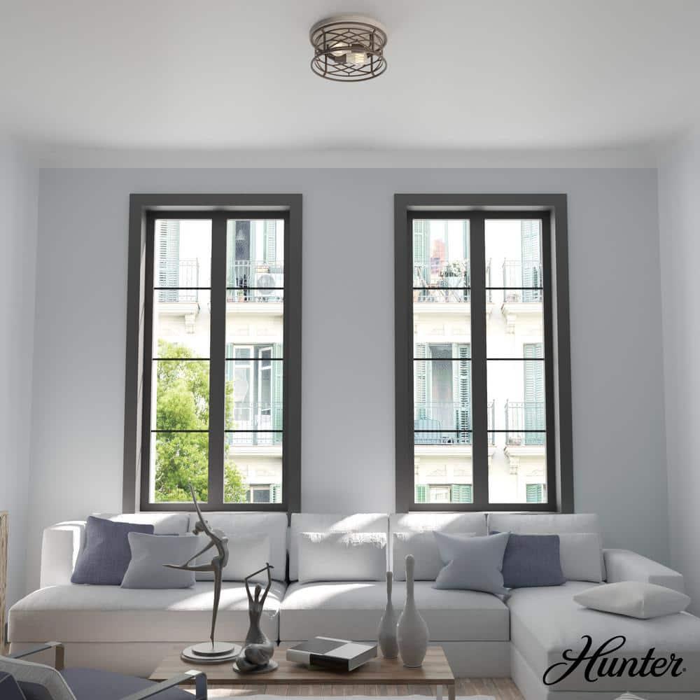 Langwood 2 - Light 13.25'' Unique/Statement Circle Flush Mount