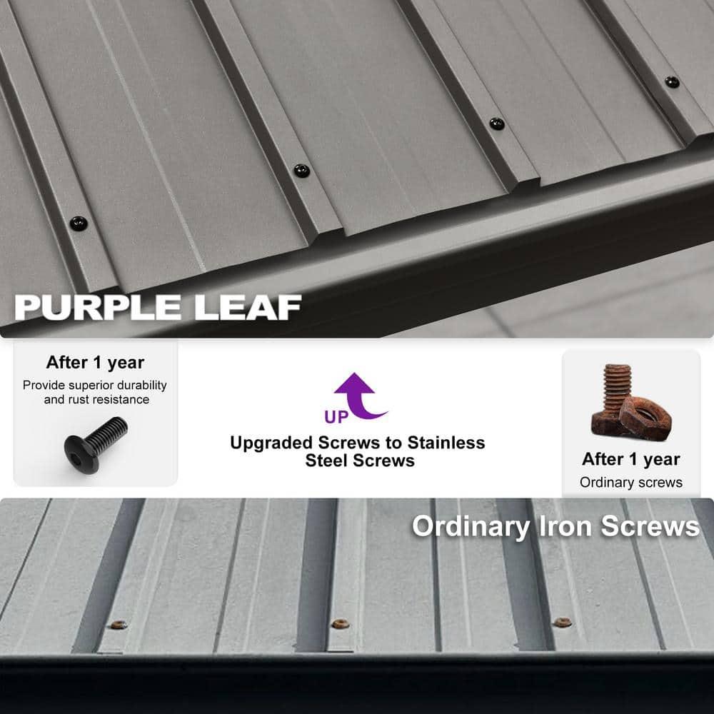 Purple Leaf Purple Leaf Aluminum Patio Gazebo