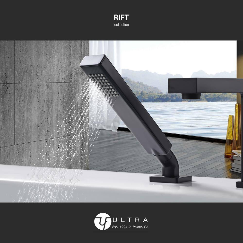 Ultra Faucets UF65847 Rift Deck Tub Filler