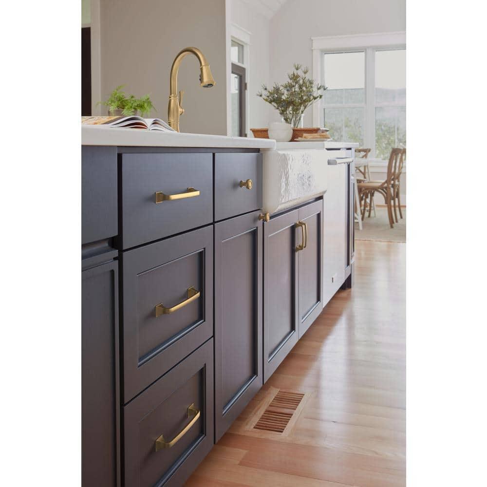 Amerock Ville 5-1/16 inch (128mm) Center-to-Center Champagne Bronze Cabinet Pull