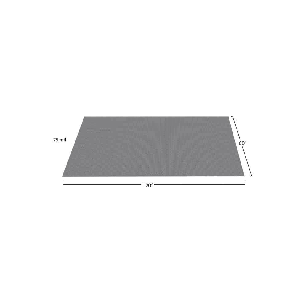 G-Floor 5' x 10' Diamond Tread Garage Flooring Cover - Slate Grey