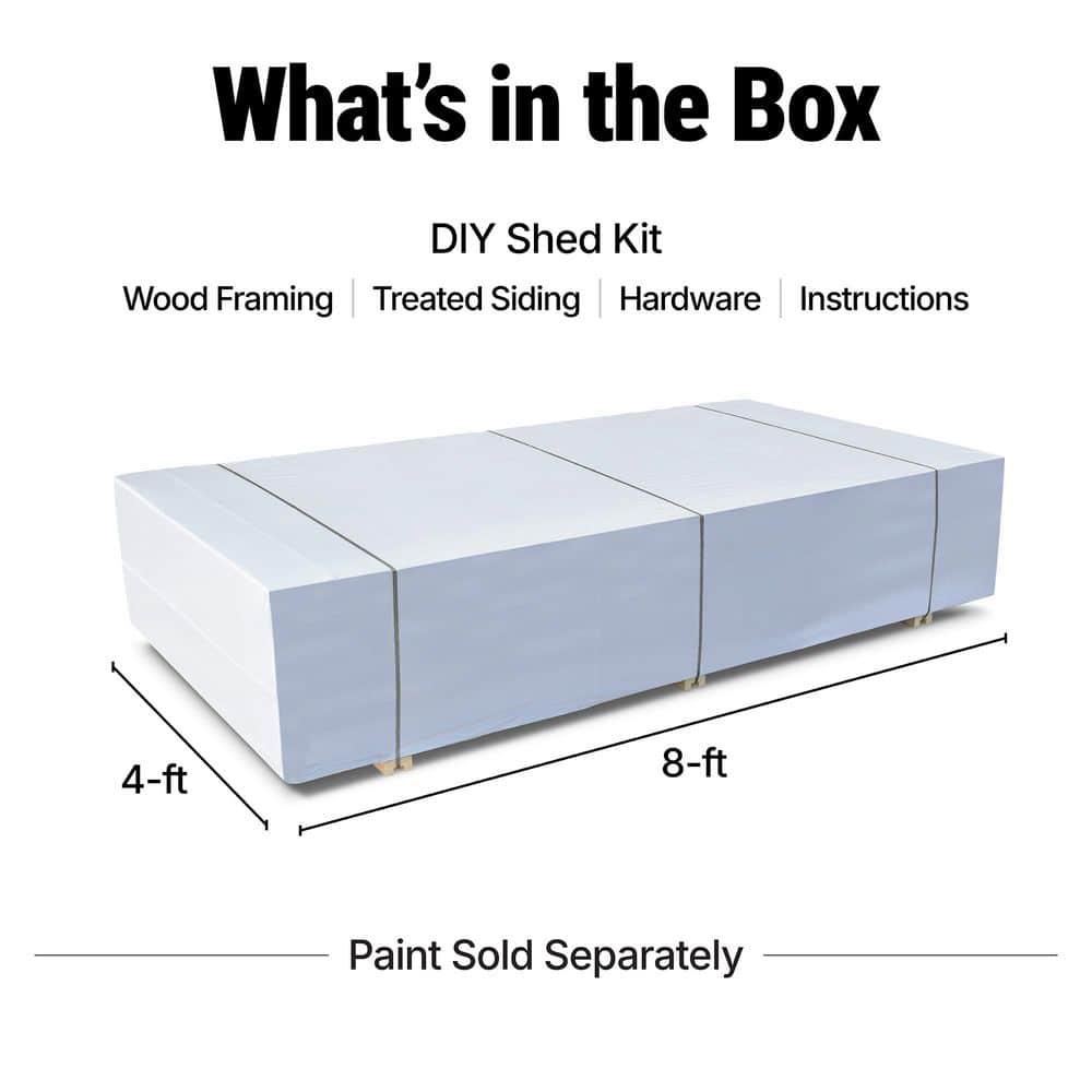 Handy Home Highland 8 ft. W x 6 ft. D Storage Shed