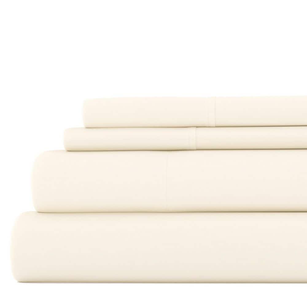 Becky Cameron 1800 Series Double-Brushed Microfiber 4 Piece Sheet Set