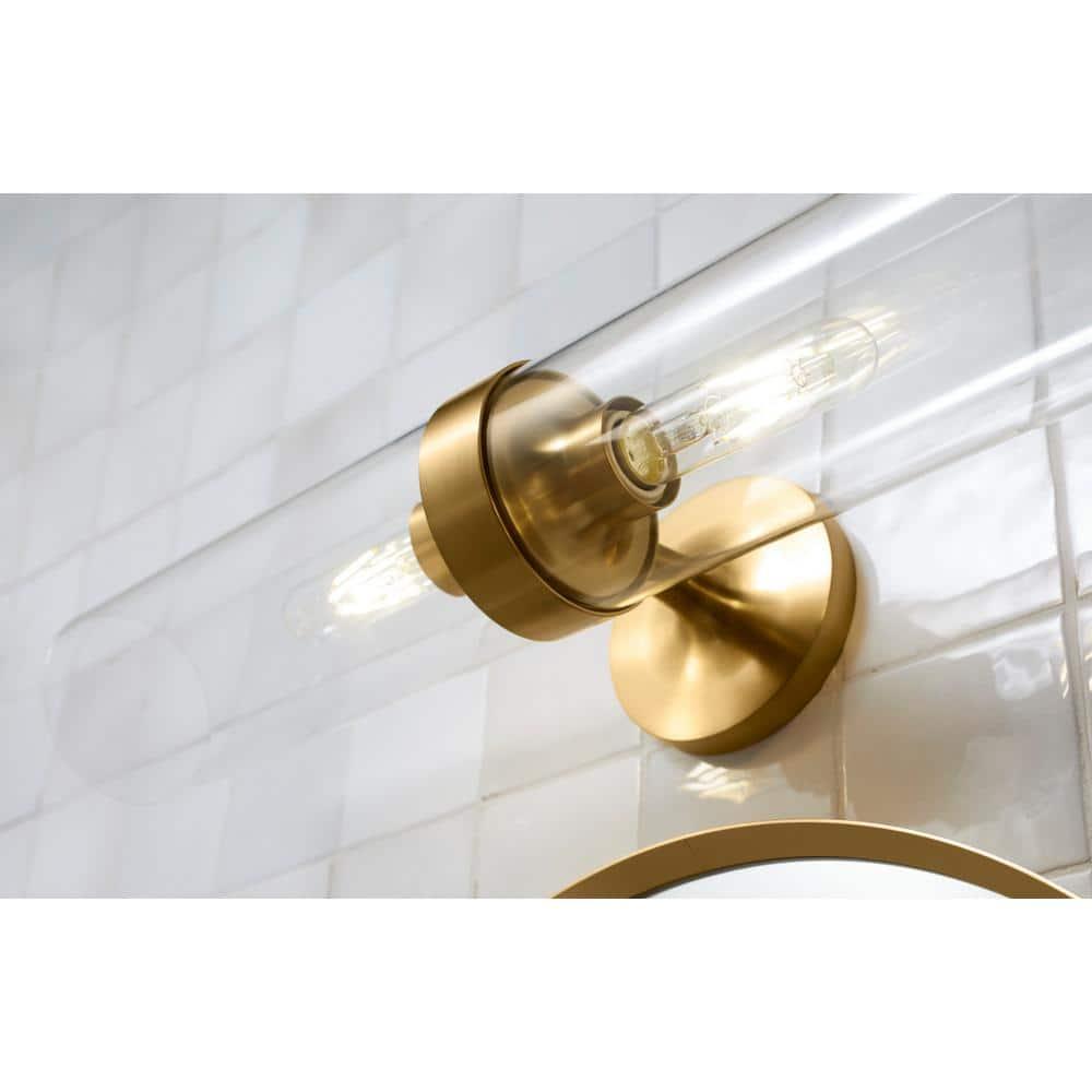 Purist™ 2 Light Indoor Bathroom Vanity Light Fixture, UL Listed