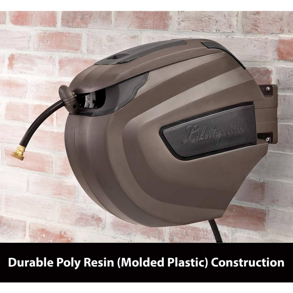 Liberty Garden Plastic Wall Mounted Hose Reel