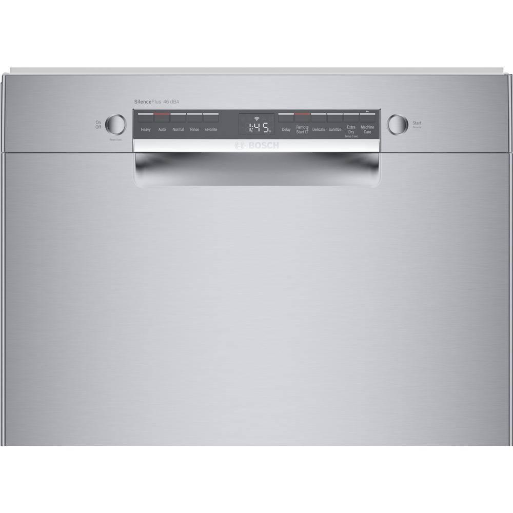 Bosch SGE53C55UC 300 Series 24" ADA Front Control Smart Built-In Dishwasher with Home Connect and 46 Dba