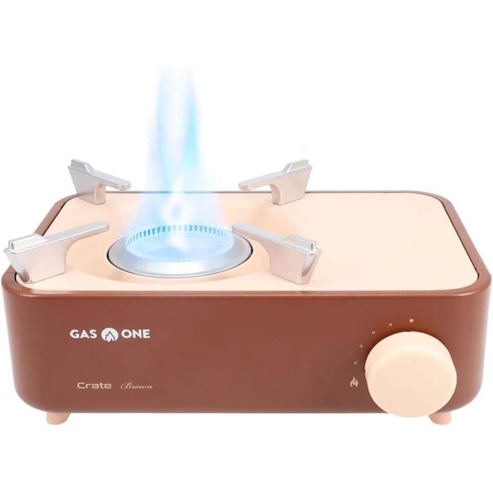 GasOne Butane Fuel Camp Stove – Crate Series - Mini Stove for Camping, Hiking – Portable Gas Stove