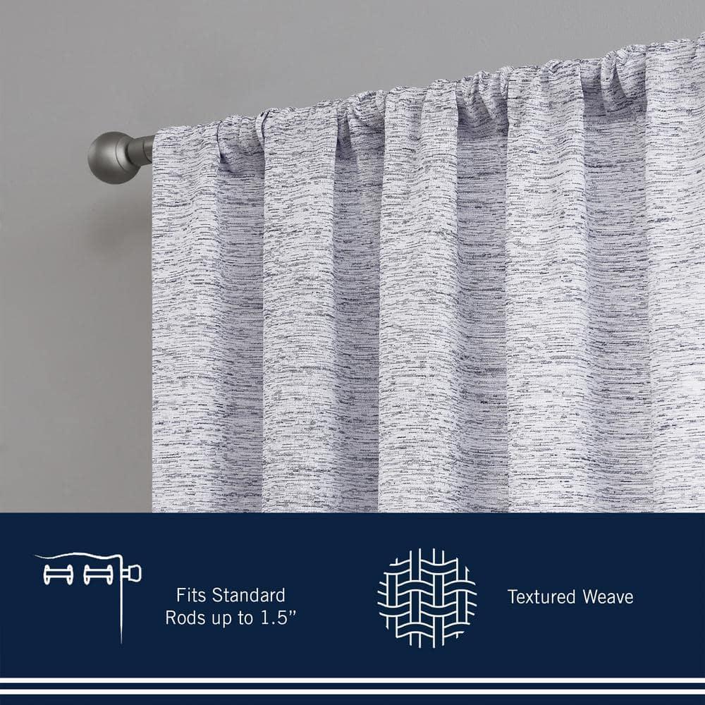 Nautica Nautica Light Filtering Rod Pocket Window Curtains Pair (Set of 2)
