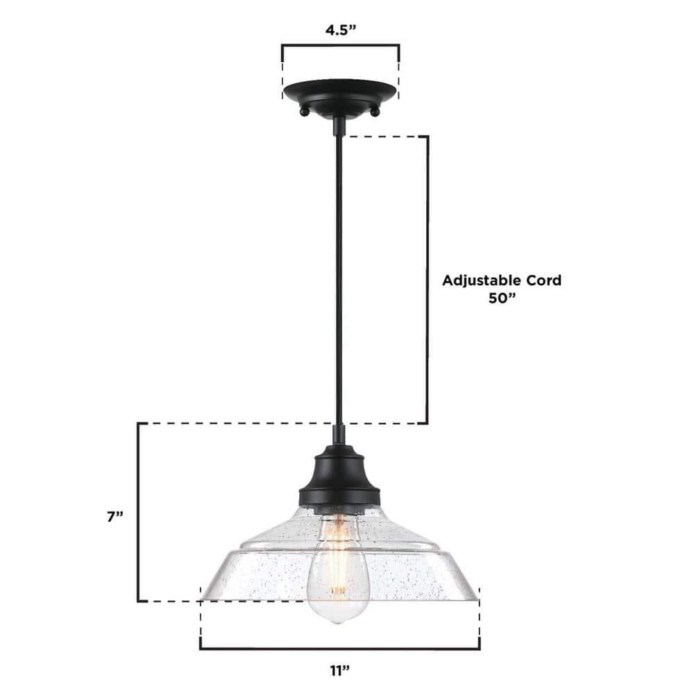 Westinghouse Lighting Iron Hill 1 - Light Single Pendant