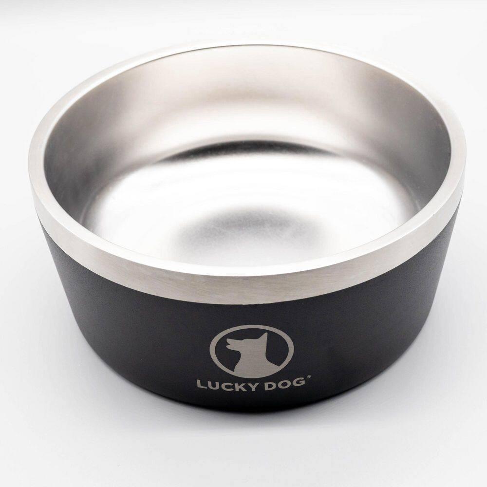 Lucky Dog Lucky Dog INDULGE 8 Double Wall Stainless Steel Dog Bowl