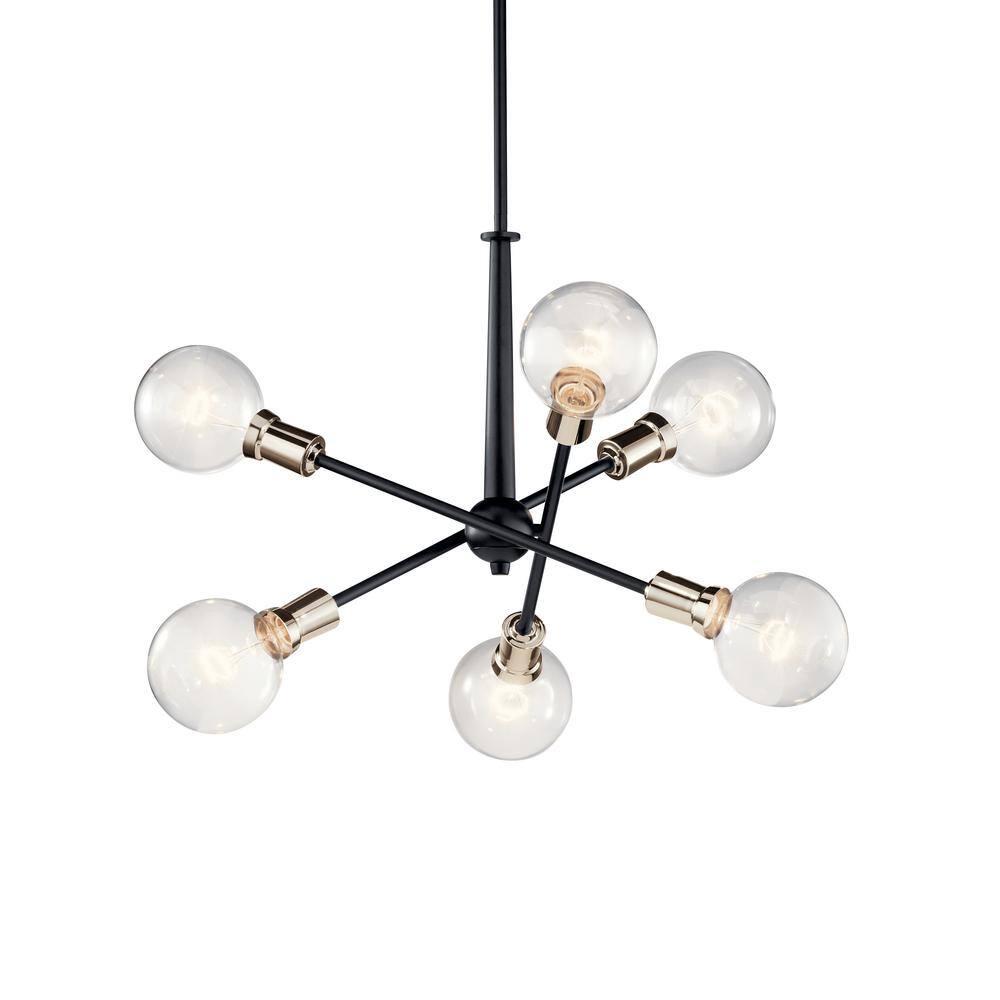 Kichler Lighting Armstrong 6 - Light Chandelier in  Black