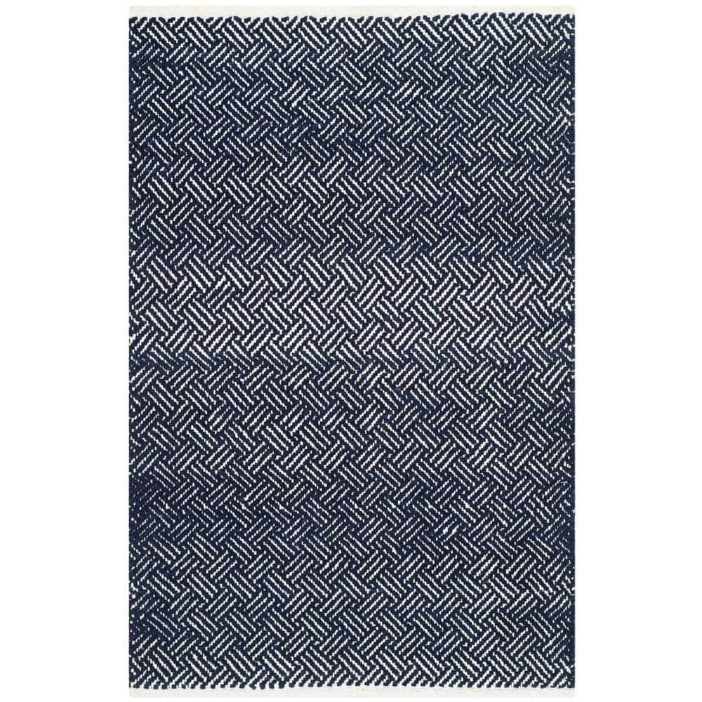Boston BOS680 Power Loomed Accent Rug - Navy - 2'6"x4' - Safavieh.