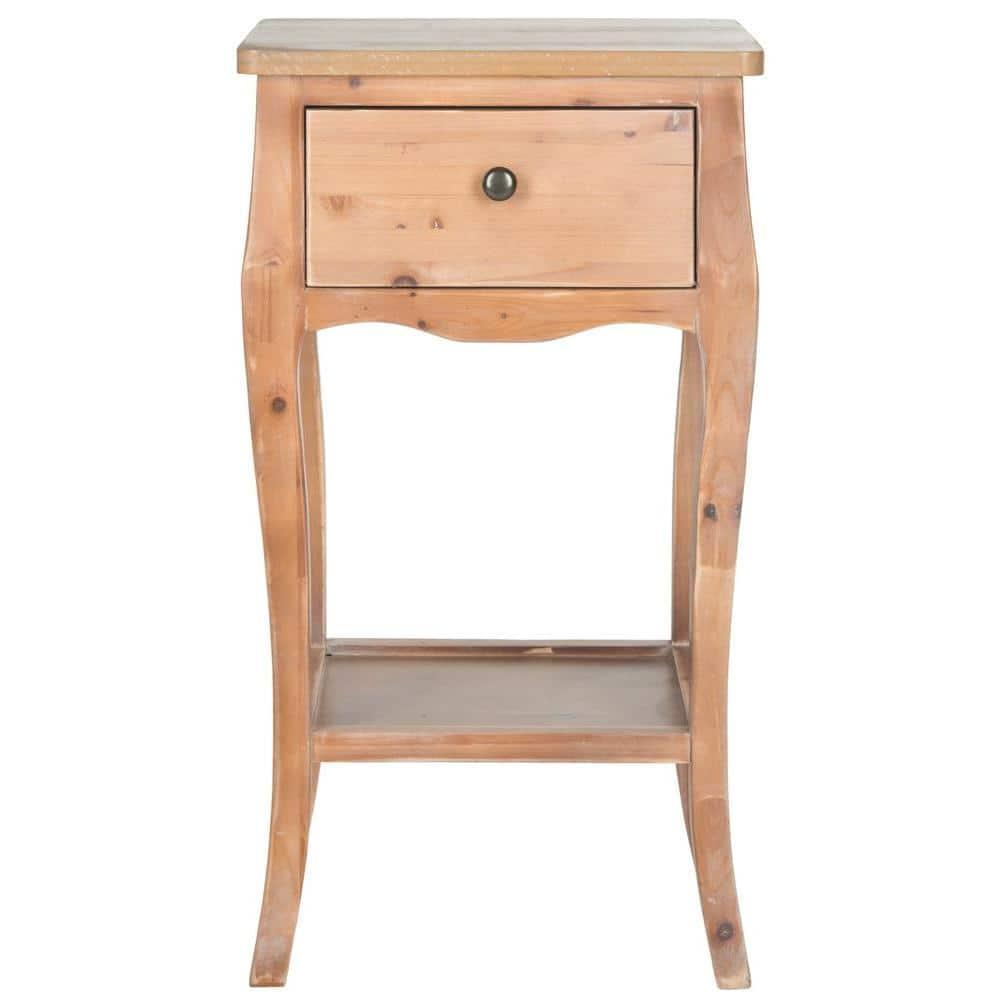 Thelma End Table - AMH6619C - Honey Natural - Safavieh Couture