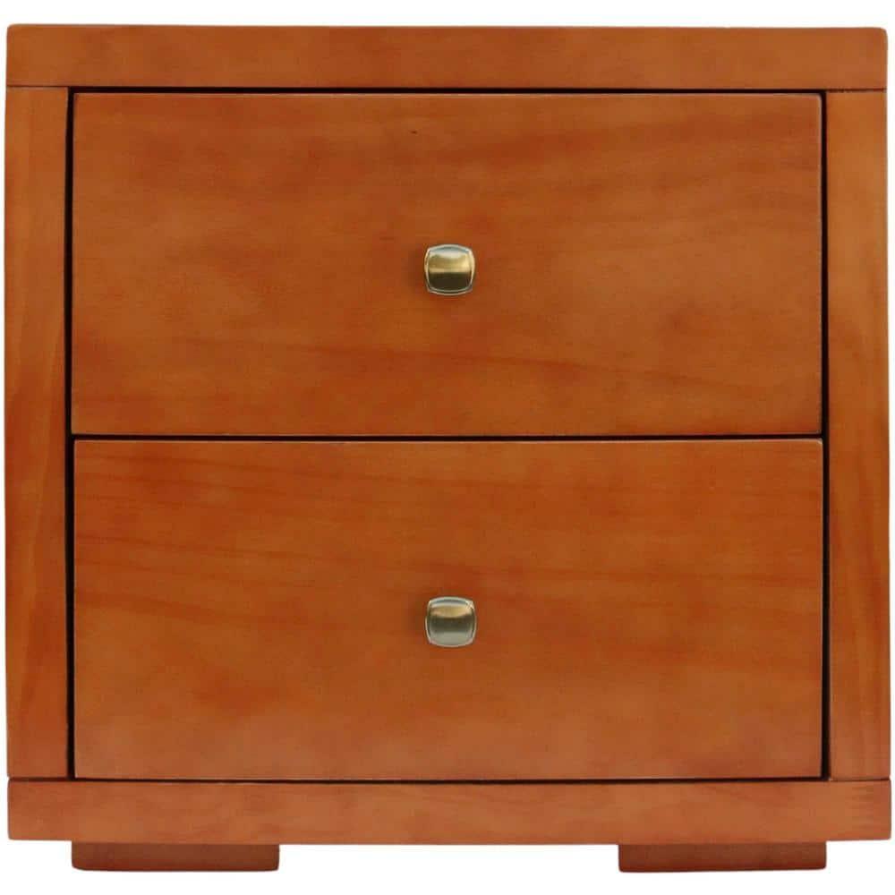 Camden Isle Trent Platform Bed | Paneled Headboard and Footboard | King, Cherry