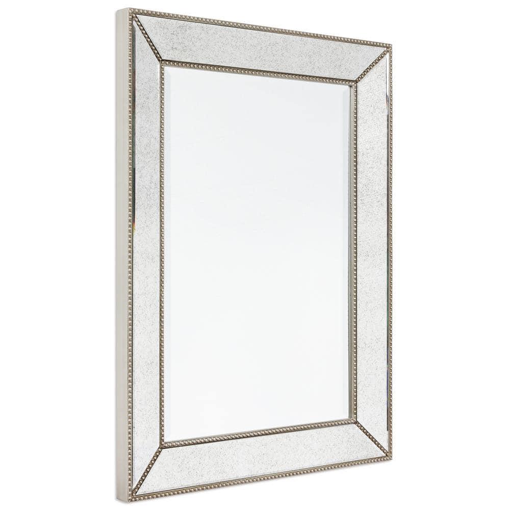 Empire Art Direct  Champagne Beed Beveled Rectangle Wall Mirror