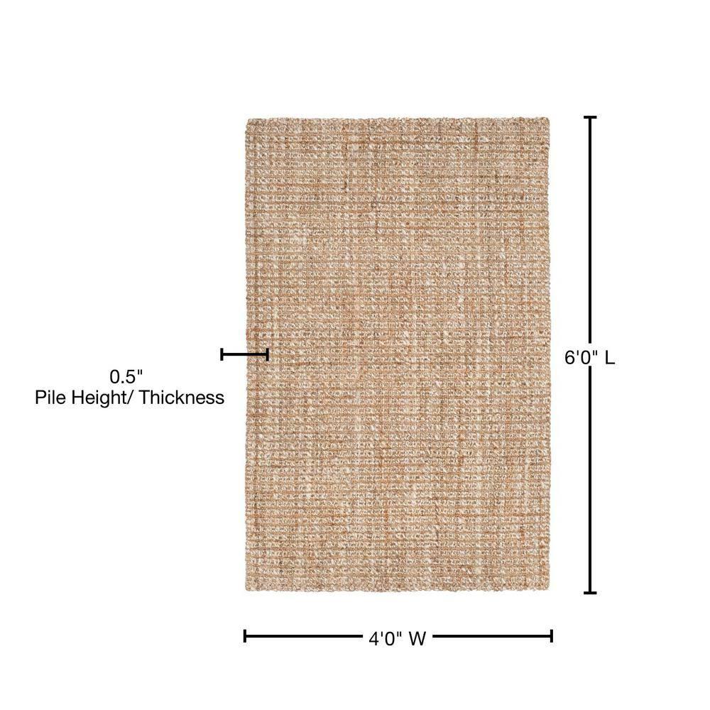 Natural Fiber NF456 Hand Loomed Indoor Area Rug - Natural - 4'x6' - Safavieh.